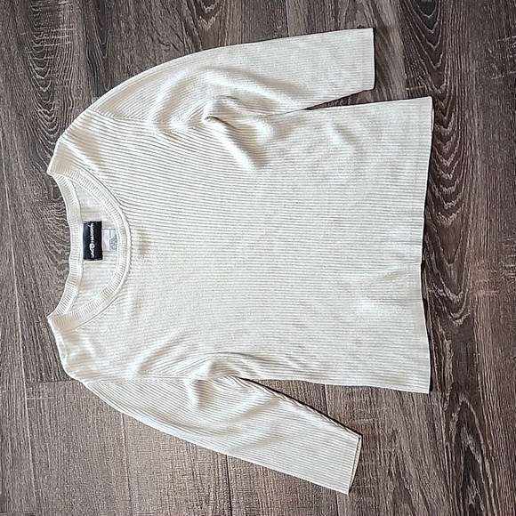 Sag Harbor Sweaters - 🦩 Sag Harbor 3/4 sleeve Rib knit Sweater 🦩